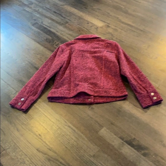J. Jill Red and Black Jacket M Medium EUC - Picture 7 of 7